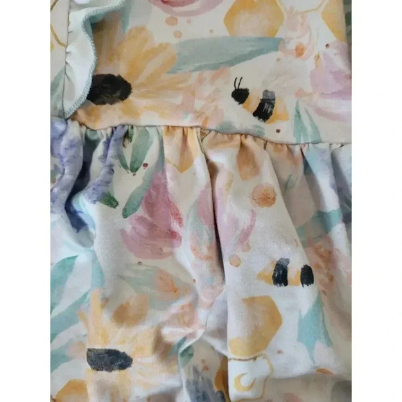 Pete & Lucy Bee Butterfly Toddler Girl Outfit Set 2t Shorts and top ruffles #2 - Picture 3 of 3
